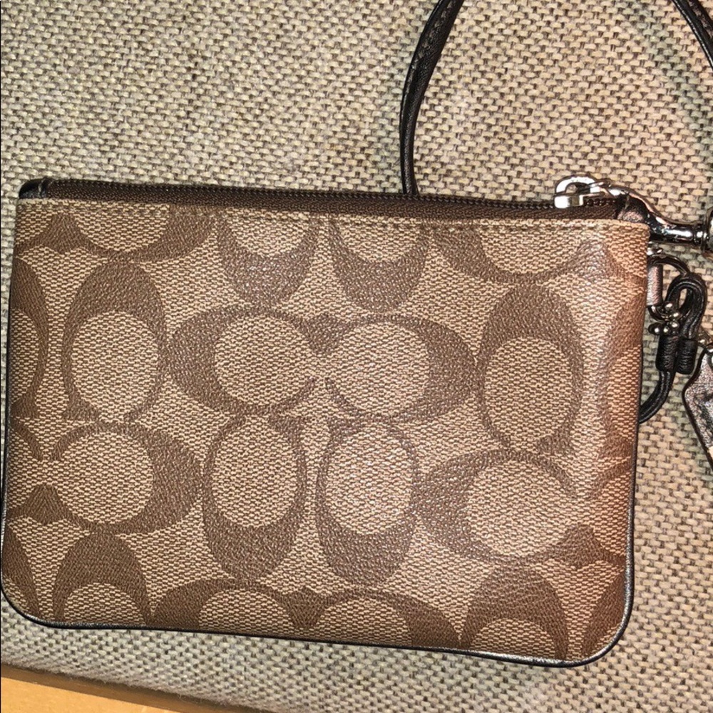 Authentic Coach Wristlet - image 3